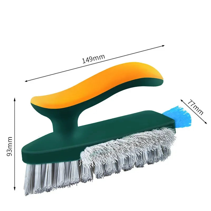 Household Cleaning Brush Kitchen Gadgets Tiles Window Trough 4in 1 V-shaped Brush for Kitchen Home Supplies Tools Bathroom