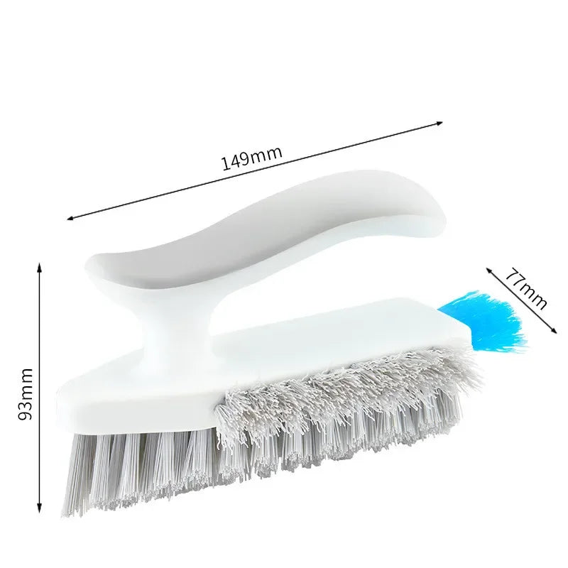 Household Cleaning Brush Kitchen Gadgets Tiles Window Trough 4in 1 V-shaped Brush for Kitchen Home Supplies Tools Bathroom